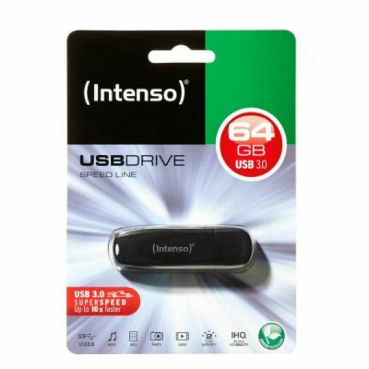 USB-pulk INTENSO USB 3.0 64 GB Must 64 GB